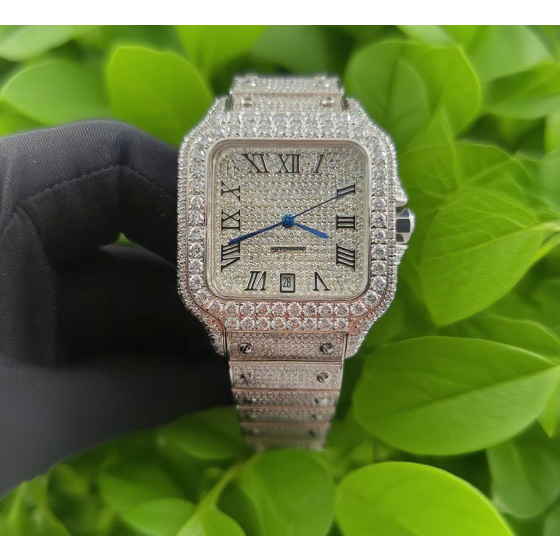 Square Light Luxury Diamond Watch