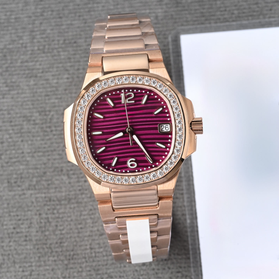 Rose Gold Diamond Watch